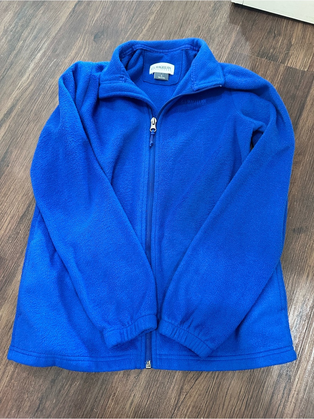 Magellan Outdoors Kids Blue Full-Zip Fleece Jacket